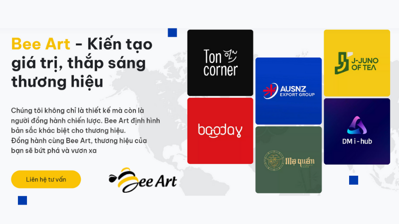 Agency thiết kế logo chuyên nghiệp với chủ đạo thiết kế trẻ trung Bee Art Agency thiết kế logo chuyên nghiệp với chủ đạo thiết kế trẻ trung Bee Art
