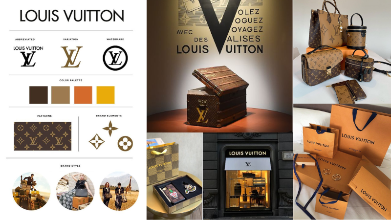 Bộ nhận diện thương hiệu Louis Vuitton