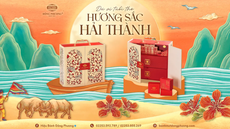 Bánh trung thu Hải Phòng - Hiệu bánh Đông Phương Cầu Đất