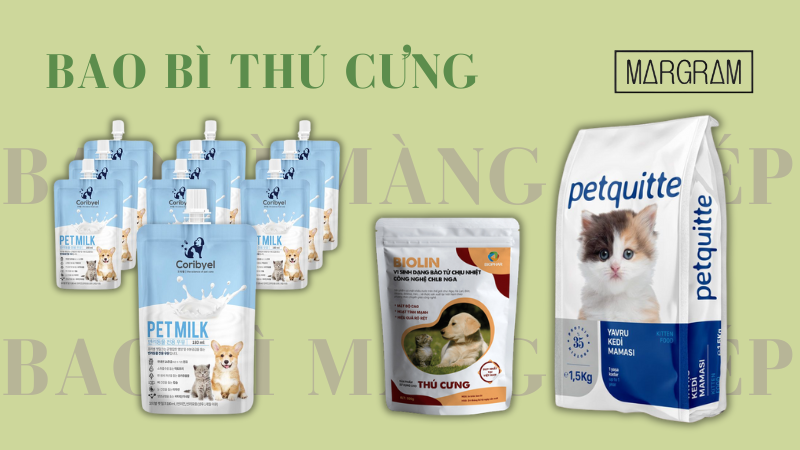 Bao bì màng ghép phức hợp đồ thú cưng