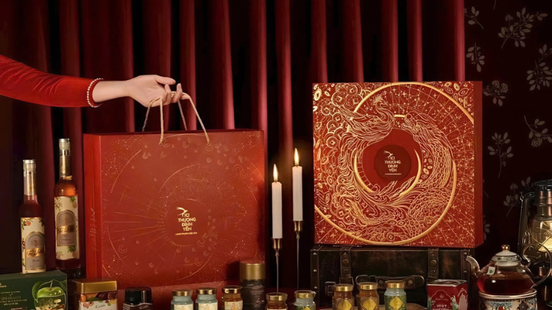 Bao bì yến sào cao cấp da nhân tạo (PU)