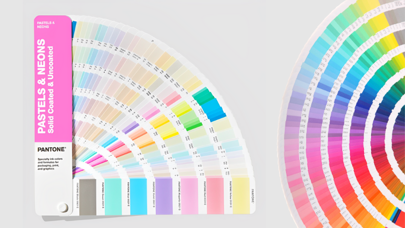 Bảng mã màu Pantone Neon & Pastel