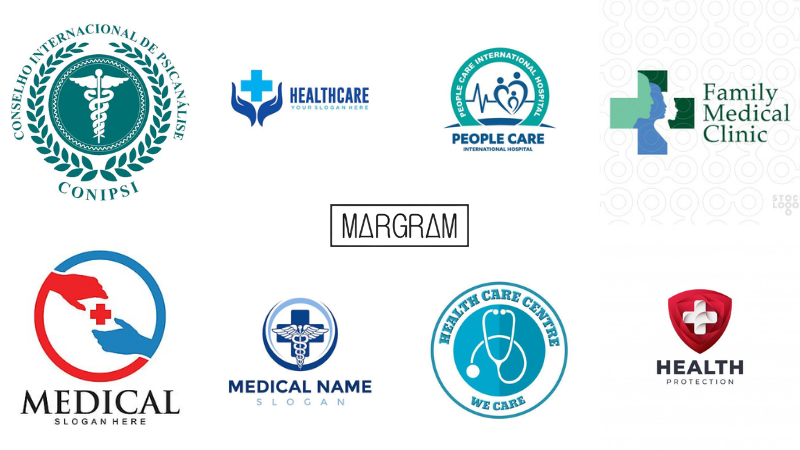 Các mẫu thiết kế logo phòng khám phong cách hiện đại Các mẫu thiết kế logo phòng khám phong cách hiện đại