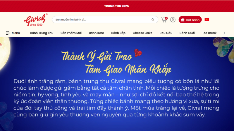Các thương hiệu lớn tận dụng landing page để quảng bá dịp Trung thu Các thương hiệu lớn tận dụng landing page để quảng bá dịp Trung thu