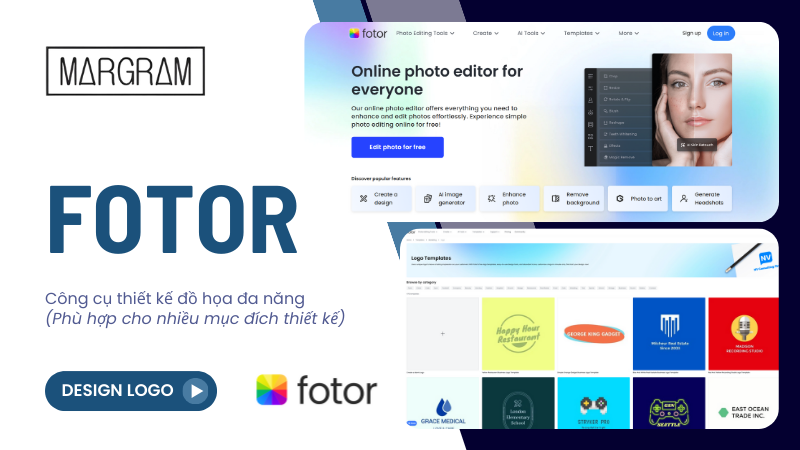 Công cụ thiết kế logo - Fotor