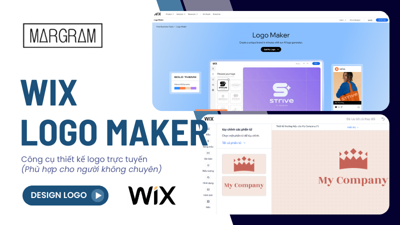 Công cụ thiết kế logo - Wix Logo Maker