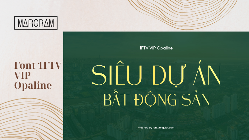Font 1FTV VIP Opaline Font 1FTV VIP Opaline