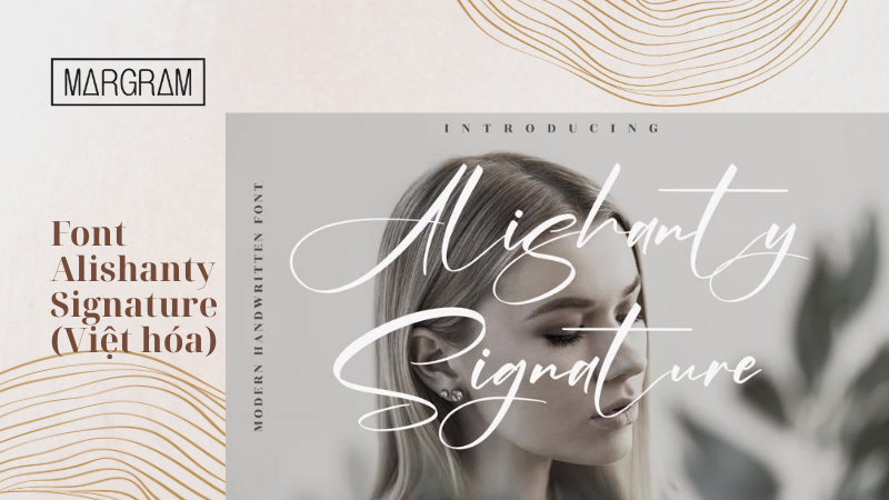 Font Việt hóa Alishanty Signature Font Việt hóa Alishanty Signature