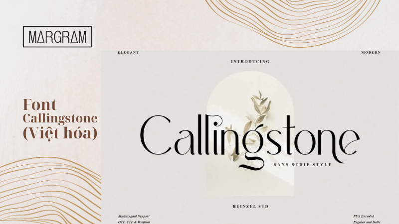 Font Việt hóa Callingstone Font Việt hóa Callingstone