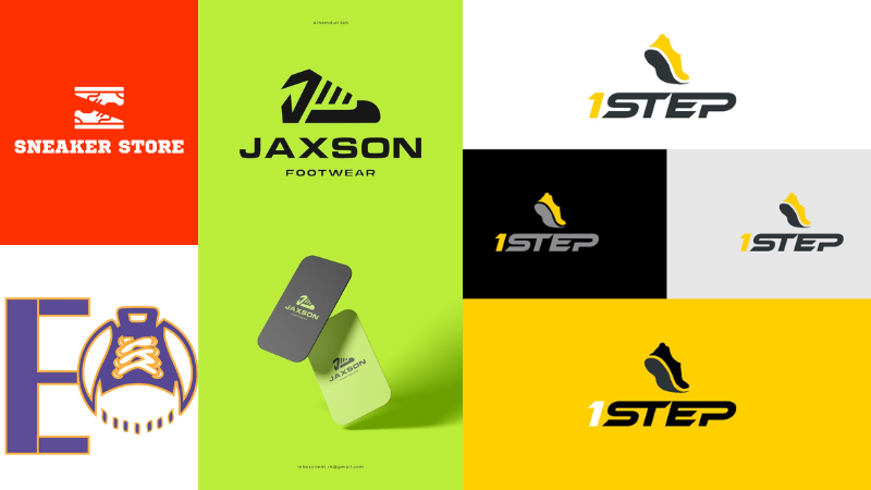 Gợi ý mẫu logo giày nam phong cách đơn giản nổi bật