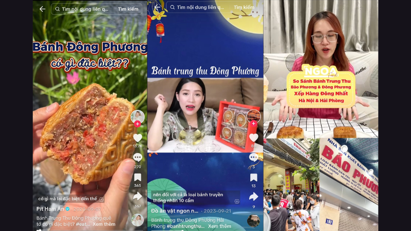 Hãng bánh trung thu Đông Phương được nhiều food reviewer lựa chọn để chia sẻ dịp trung thu này