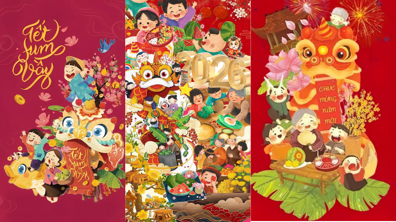 H&igrave;nh ảnh ng&agrave;y Tết qu&ecirc; em b&igrave;nh dị, th&acirc;n thương