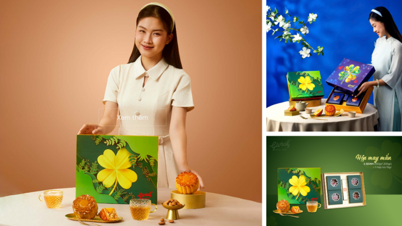 Hộp 4 bánh nhỏ Givral