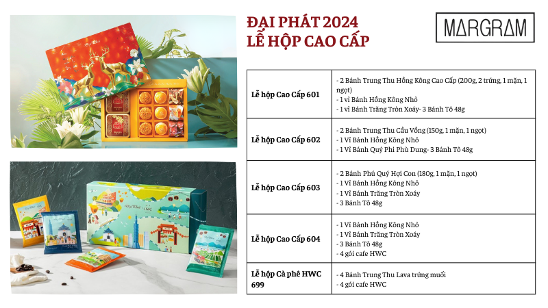 Hộp bánh Đại Phát 2024 - Lễ hộp Cao Cấp