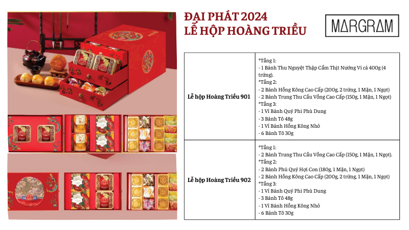 Hộp bánh Đại Phát 2024 - Lễ hộp Hoàng Triều