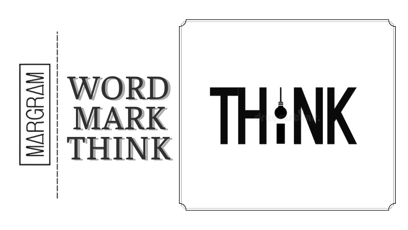 Logo của Word Mark Think