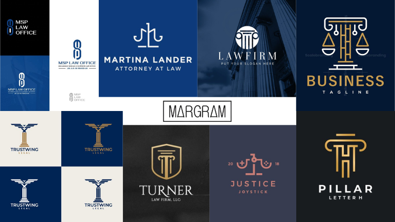 Logo luật sư tối giản hiện đại Logo luật sư tối giản hiện đại