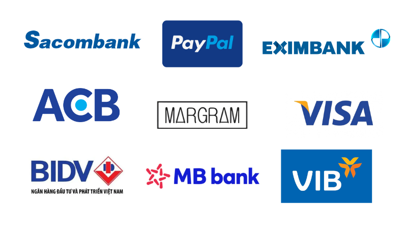 Logo màu xanh dương dùng trong lĩnh vực tài chính