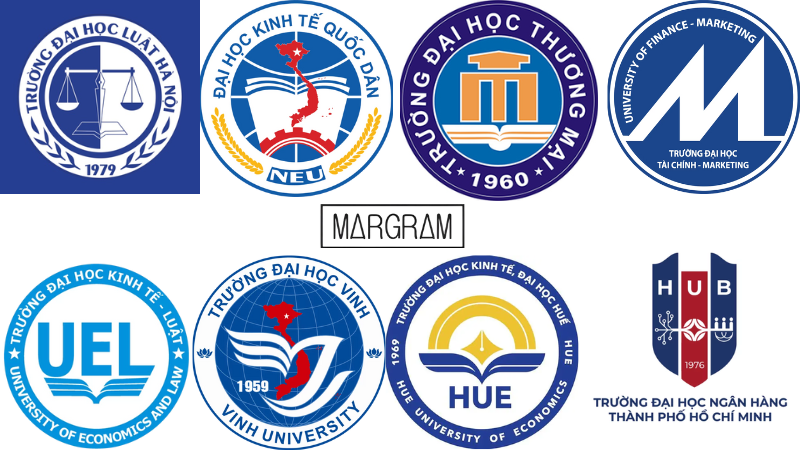 Logo màu xanh dương trong ngành giáo dục