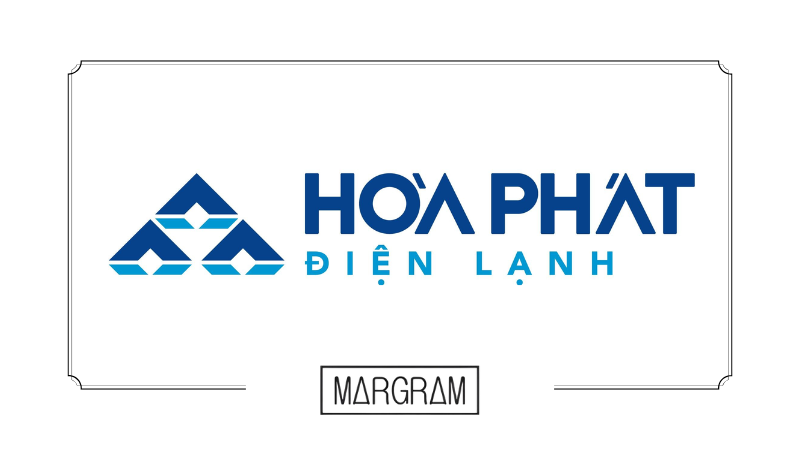 Logo phong cách tối giản của Hòa Phát