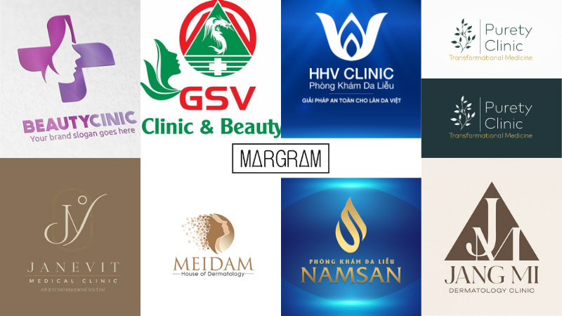 Logo phòng khám da liễu thẩm mỹ Logo phòng khám da liễu thẩm mỹ