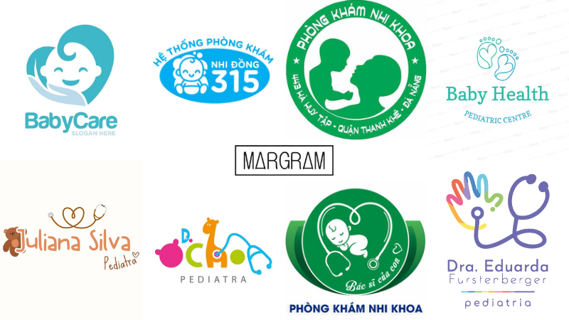 Logo phòng khám nhi khoa thân thiện cho bé Logo phòng khám nhi khoa thân thiện cho bé