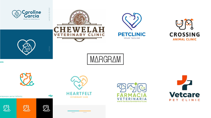 Logo phòng khám thú y thân thiện Logo phòng khám thú y thân thiện