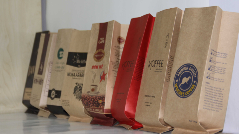 Lựa chọn thiết kế túi cà phê tùy vào loại cà phê và nhu cầu bảo quản