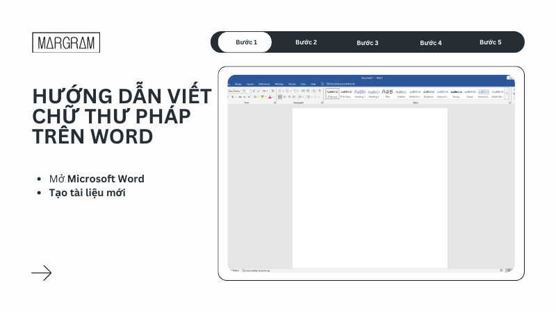 Mở Microsoft Word