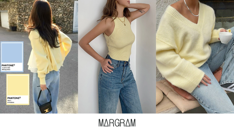 M&agrave;u xanh x&aacute;m kết hợp v&agrave;ng: Rạng rỡ, cuốn h&uacute;t