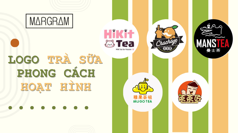 Một số logo trà sữa dễ thương phong cách kawaii