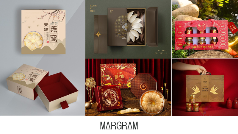 Một số mẫu kiểu d&aacute;ng hộp cứng yến s&agrave;o đẹp