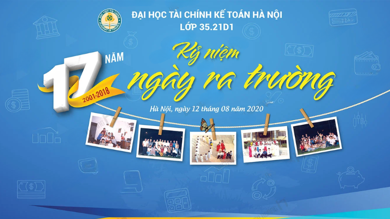 Mẫu backdrop họp lớp đẹp