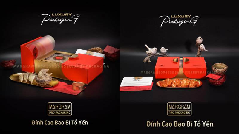 Mẫu bao bì yến sào cao cấp được ưa chuộng