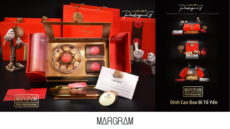 Mẫu in hộp đựng yến s&agrave;o hai c&aacute;nh độc đ&aacute;o của Margram
