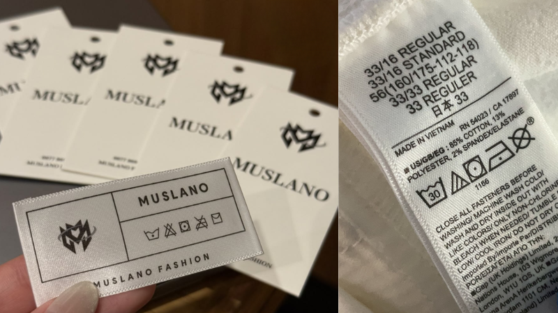 Mẫu in nh&atilde;n &aacute;o chất satin