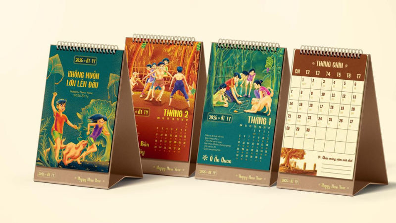 Mẫu lịch để bàn