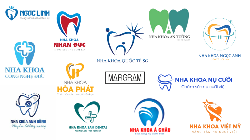 Mẫu logo nha khoa vector