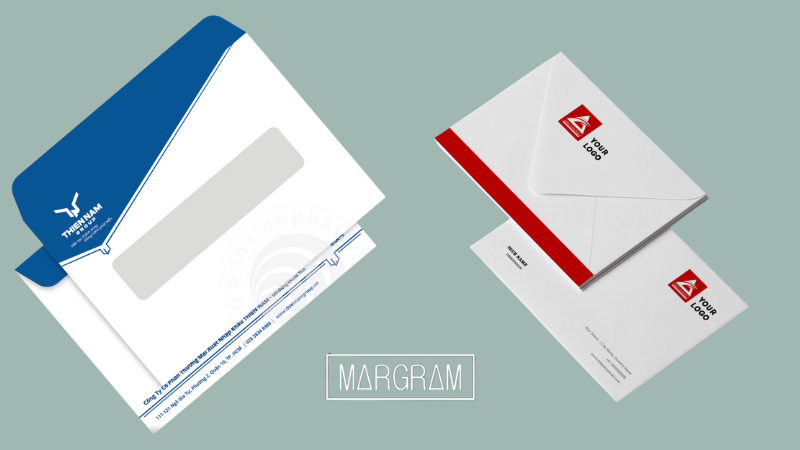 Mẫu phong bì công ty hiện đại, tối giản