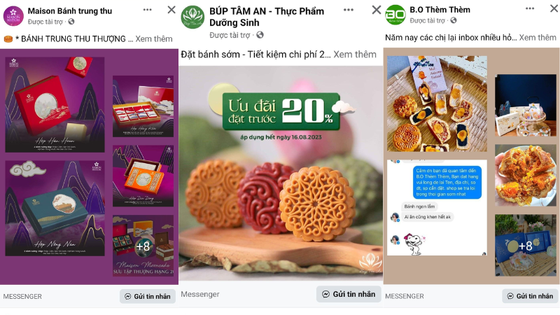 Mùa Trăng tràn ngập các mẫu mã BST bánh Trung thu từ fanpage các thương hiệu nổi tiếng Mùa Trăng tràn ngập các mẫu mã BST bánh Trung thu từ fanpage các thương hiệu nổi tiếng