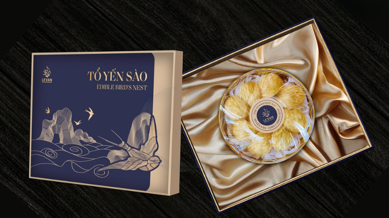 Nét truyền thống và hiện đại kết hợp trong thiết kế bao bì yến sào