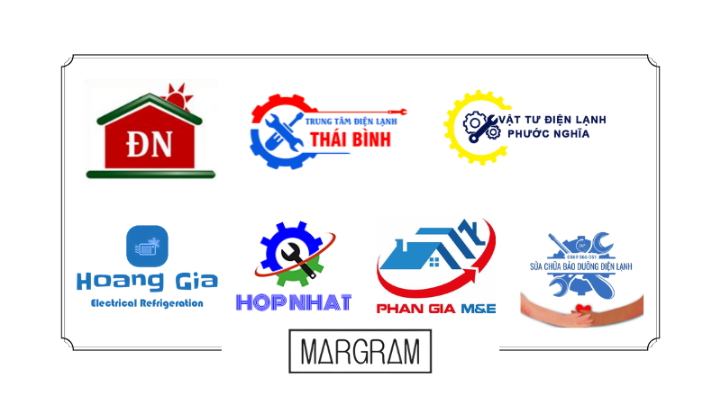 Nhóm logo điện lạnh thân thiện, gần gũi