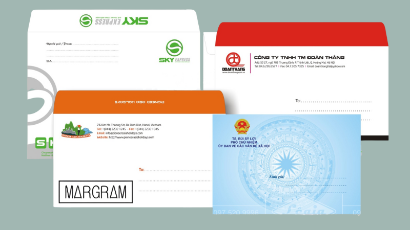 Phong bì công ty tối giản tinh tế