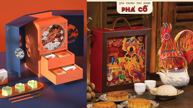 Phong cách 3D tinh xảo trong từng thiết kế mẫu hộp bánh trung thu Phong cách 3D tinh xảo trong từng thiết kế mẫu hộp bánh trung thu