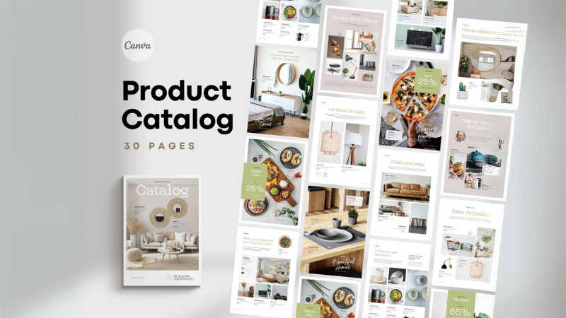 Template catalogue của Canva