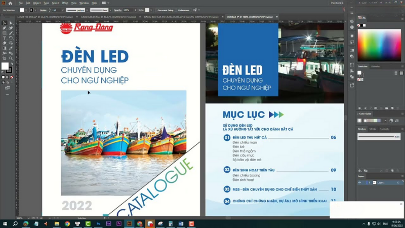 Thiết kế catalogue bằng Adobe Illustrator