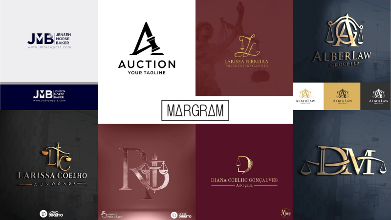 Thiết kế logo công ty luật dạng chữ viết tắt (Monogram) sang trọng Thiết kế logo công ty luật dạng chữ viết tắt (Monogram) sang trọng