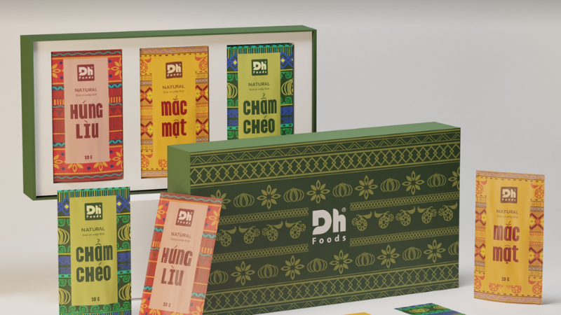 Thiết kế sản phẩm DH Foods Tây Bắc - Đậm đà bản sắc dân tộc Thiết kế sản phẩm DH Foods Tây Bắc - Đậm đà bản sắc dân tộc