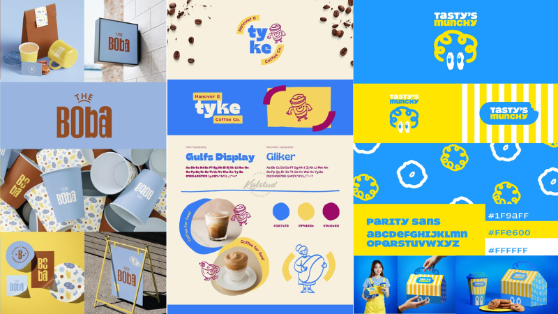 Top mẫu ý tưởng thiết kế logo màu xanh dương đáng tham khảo