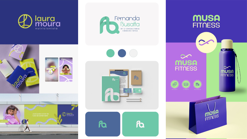 Top mẫu ý tưởng thiết kế logo màu xanh dương đáng tham khảo